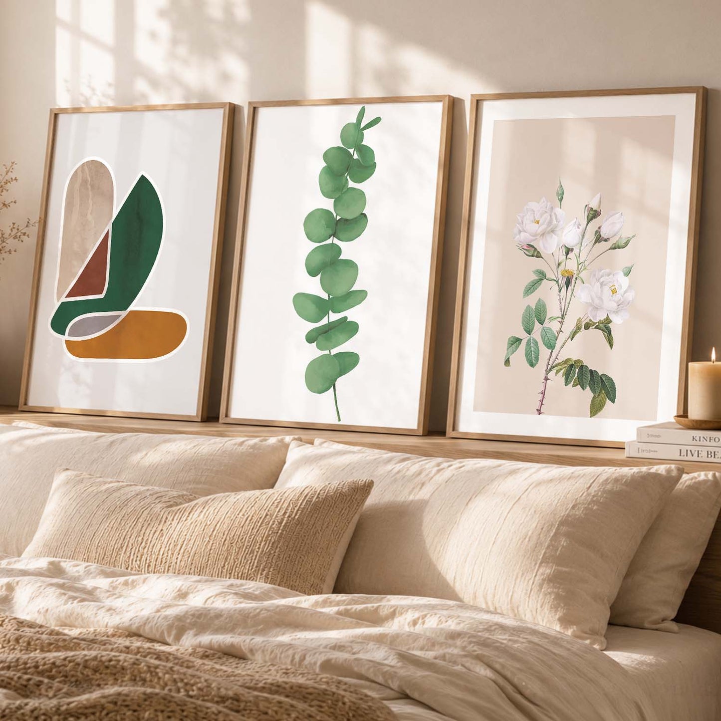 Nature Theme Modern Art Wall Arts with Frame : Abstract Art