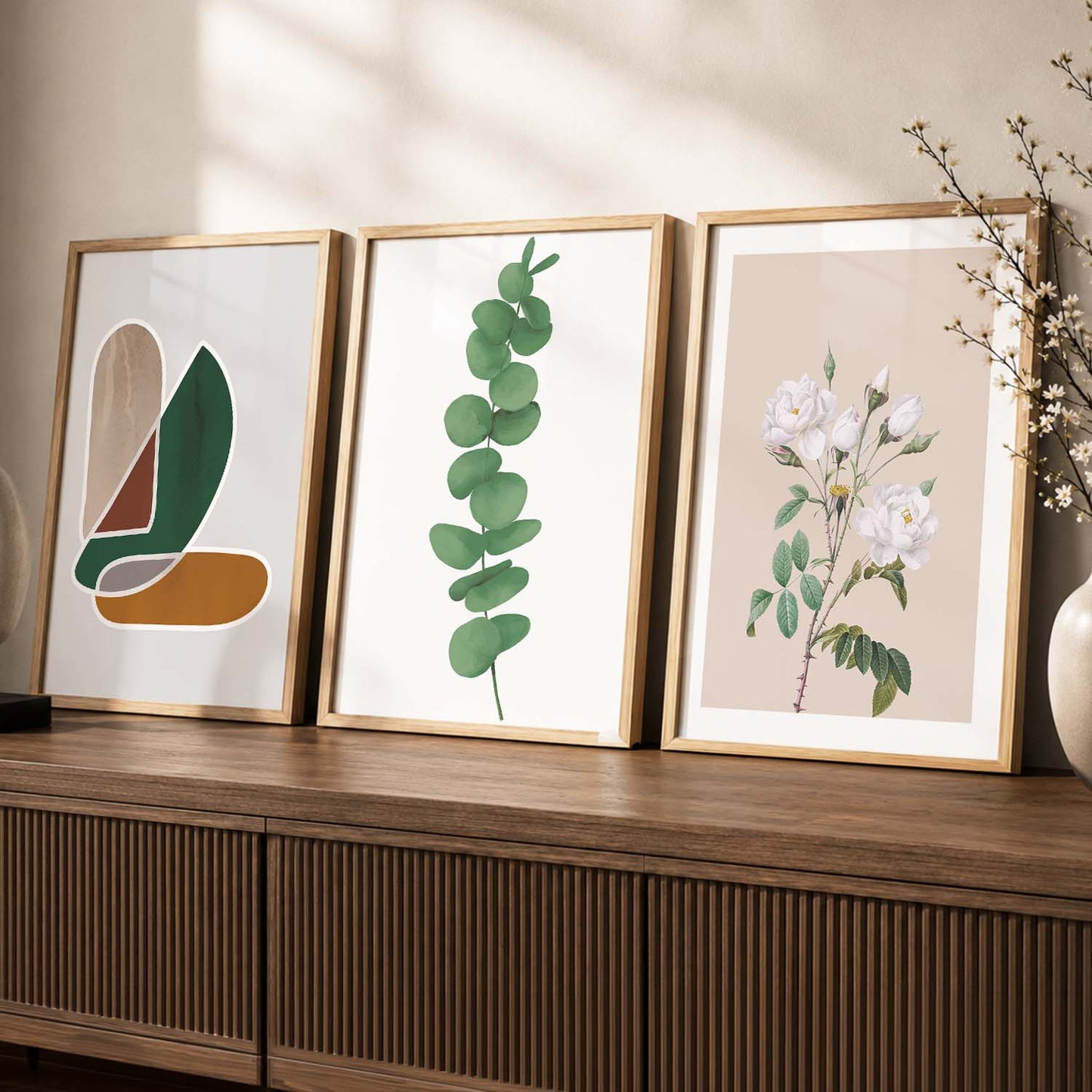 Nature Theme Modern Art Wall Arts with Frame : Abstract Art