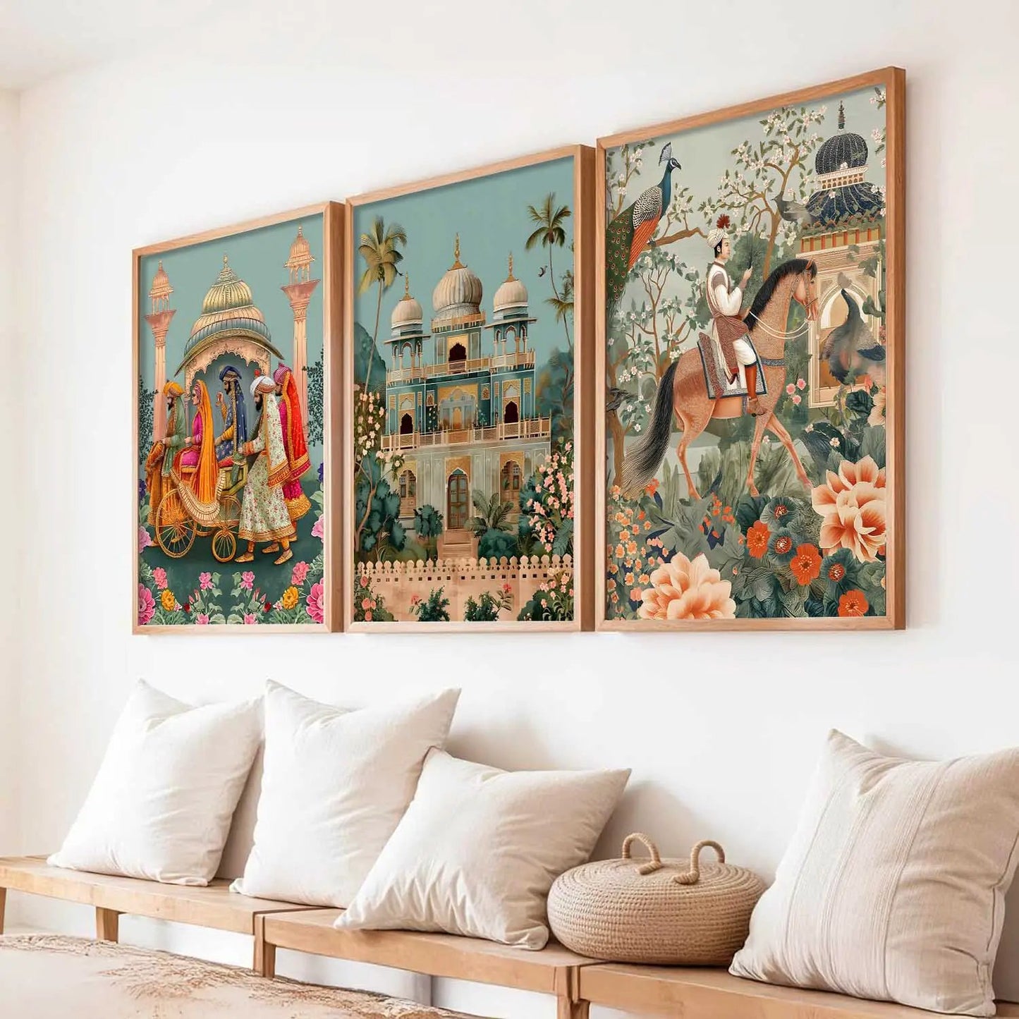 Traditional  Wall  Art Paintings for Living Room - Wall Poster With frames