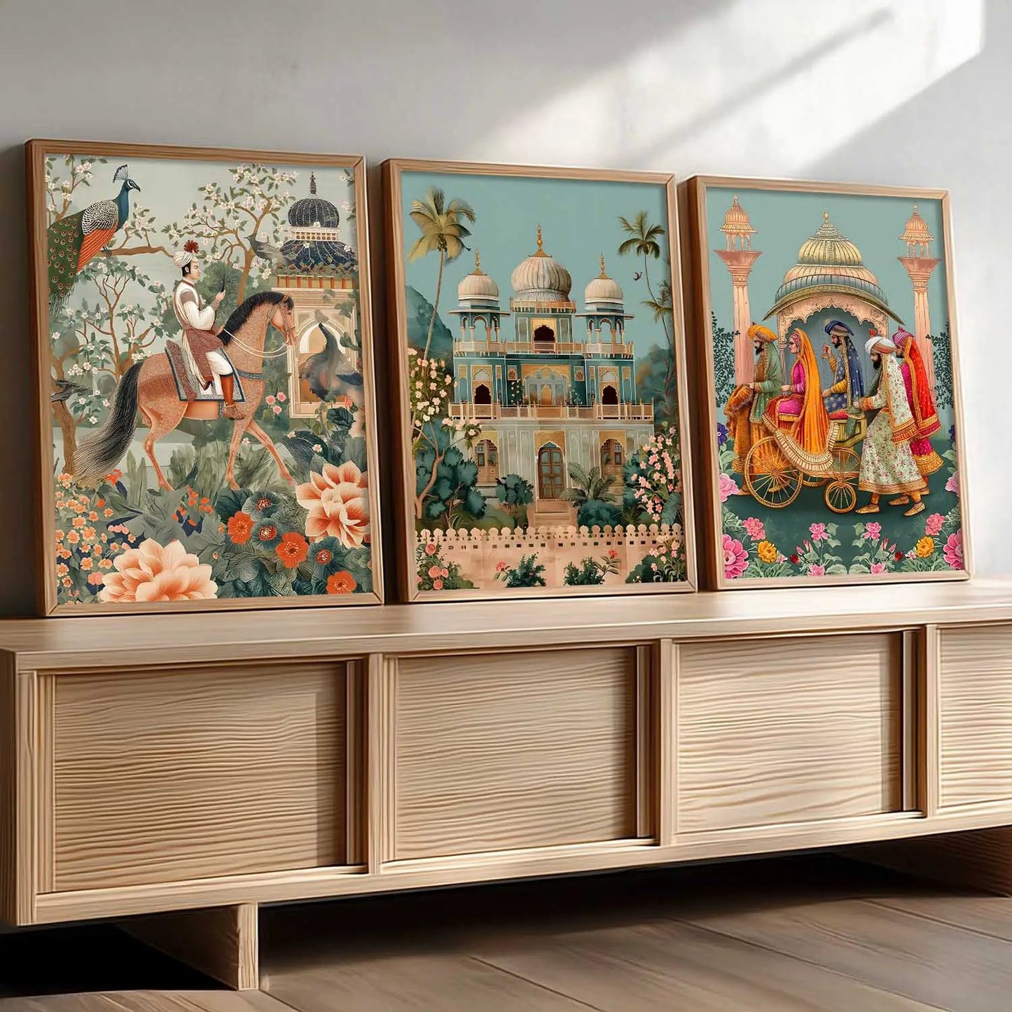 Traditional  Wall  Art Paintings for Living Room - Wall Poster With frames