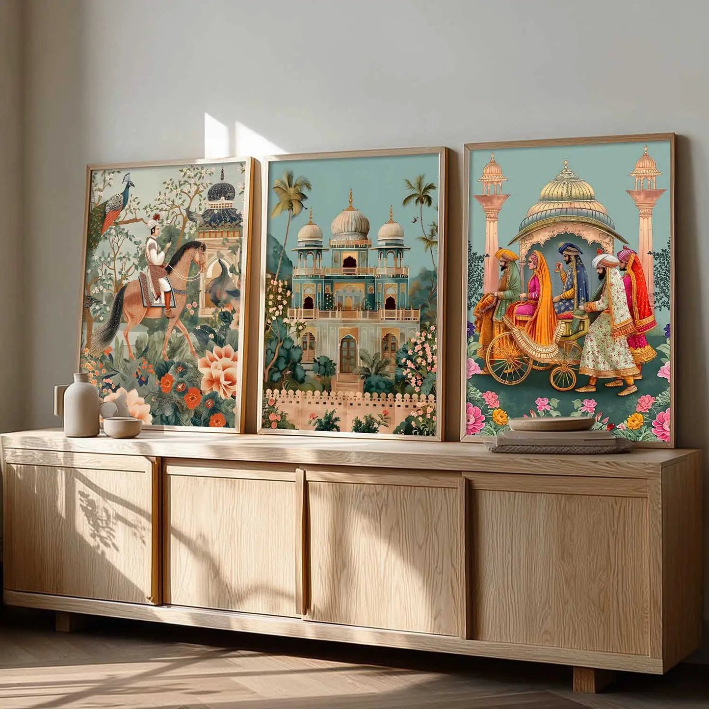 Traditional  Wall  Art Paintings for Living Room - Wall Poster With frames