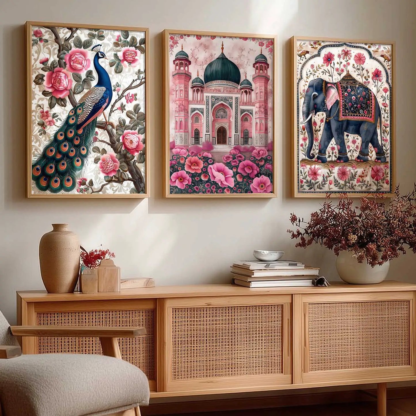 Traditional   Wall  Art Paintings for Living Room - Wall Poster With frames