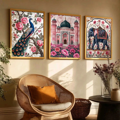 Traditional   Wall  Art Paintings for Living Room - Wall Poster With frames
