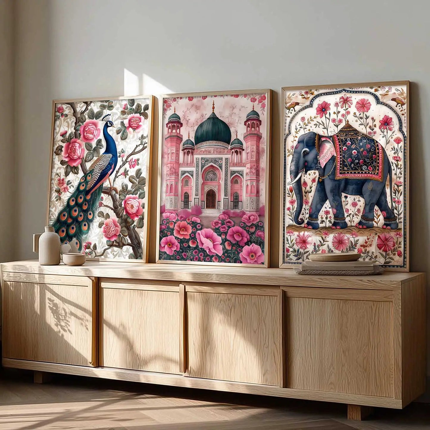 Traditional   Wall  Art Paintings for Living Room - Wall Poster With frames