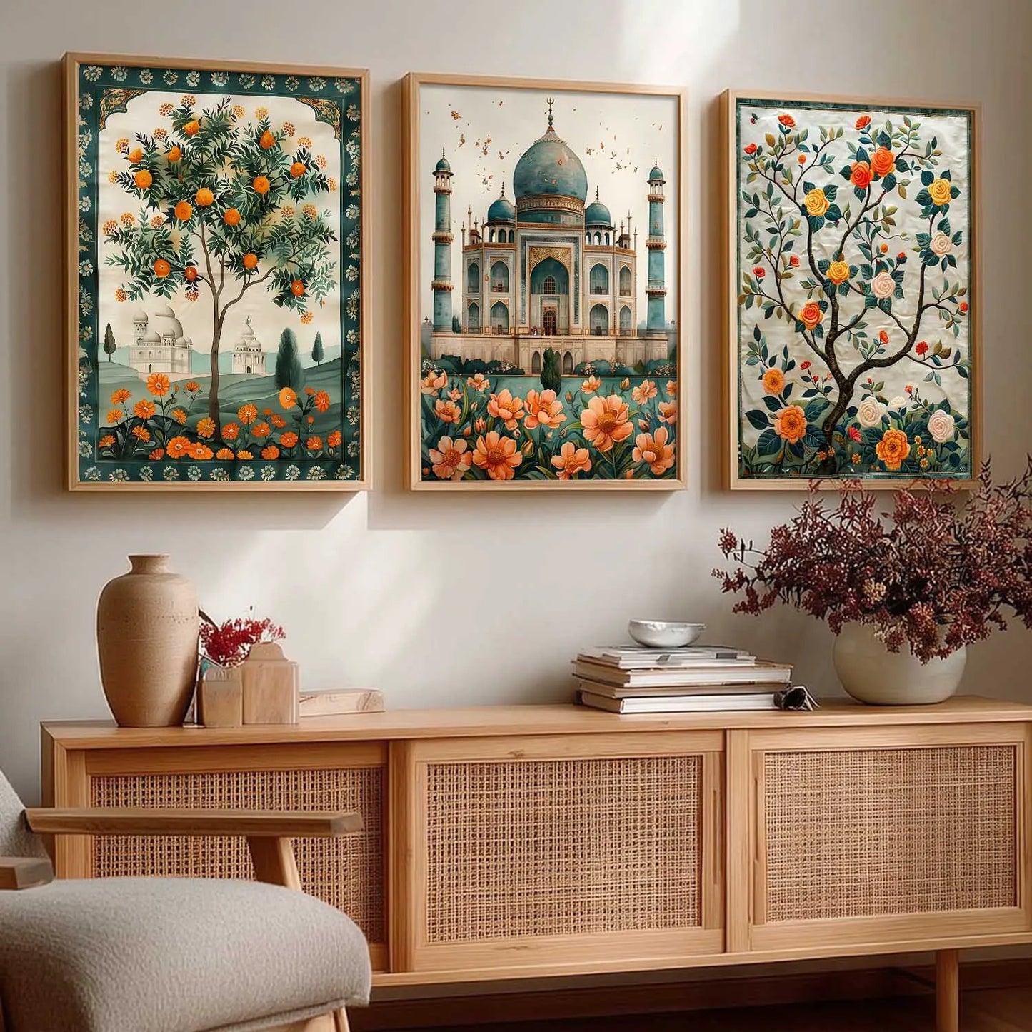 Traditional   Wall   Art  Paintings for Living Room - Wall Poster With frames