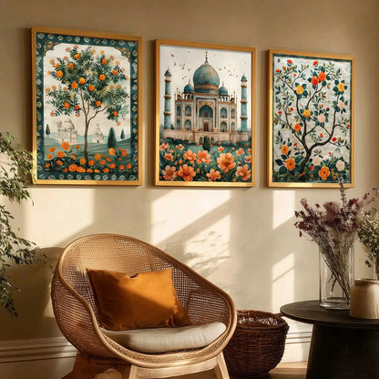 Traditional   Wall   Art  Paintings for Living Room - Wall Poster With frames