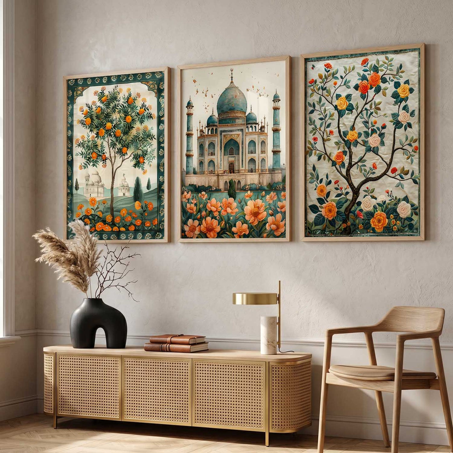 Traditional   Wall   Art  Paintings for Living Room - Wall Poster With frames