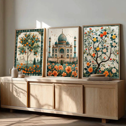 Traditional   Wall   Art  Paintings for Living Room - Wall Poster With frames