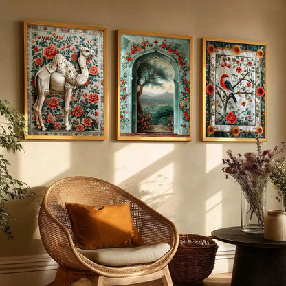 Traditional   Wall  Art  Paintings for Living Room - Wall Poster With frames