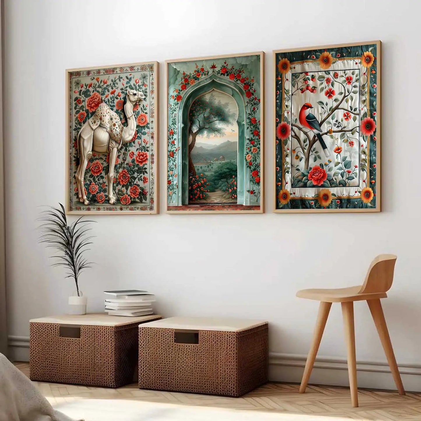 Traditional   Wall  Art  Paintings for Living Room - Wall Poster With frames