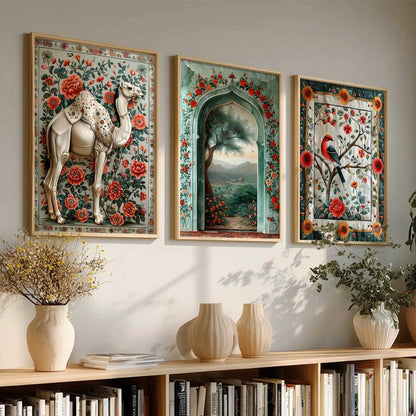 Traditional   Wall  Art  Paintings for Living Room - Wall Poster With frames