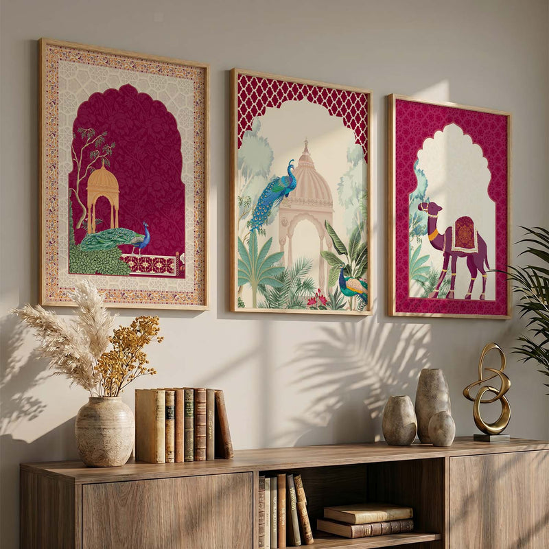 Madhubani  Wall  Art  Paintings for Living Room - Wall Poster With frames