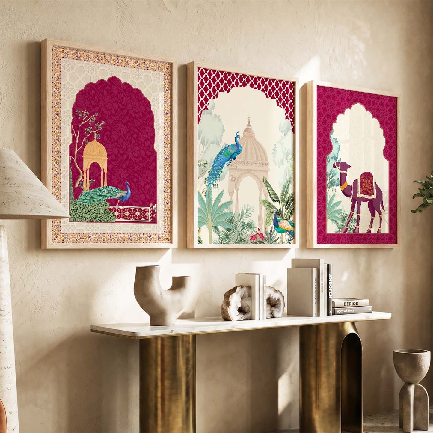 Madhubani  Wall  Art  Paintings for Living Room - Wall Poster With frames