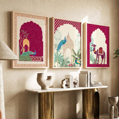 Madhubani  Wall  Art  Paintings for Living Room - Wall Poster With frames