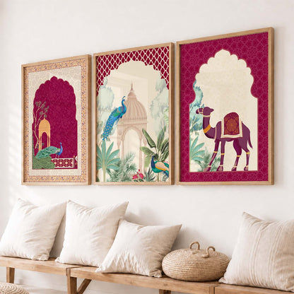 Madhubani  Wall  Art  Paintings for Living Room - Wall Poster With frames