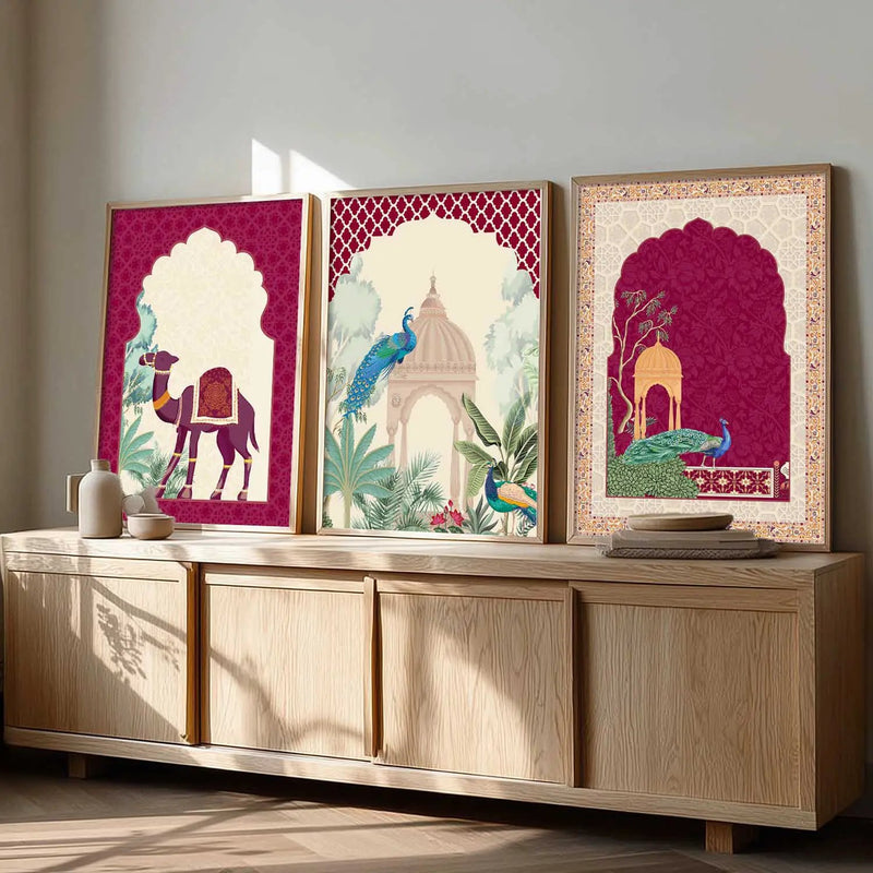 Madhubani  Wall  Art  Paintings for Living Room - Wall Poster With frames