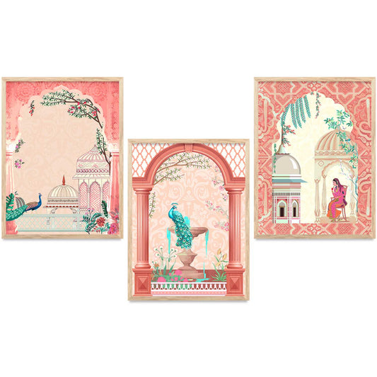 Madhubani  Wall Art Paintings for Living Room - Wall Poster With frames