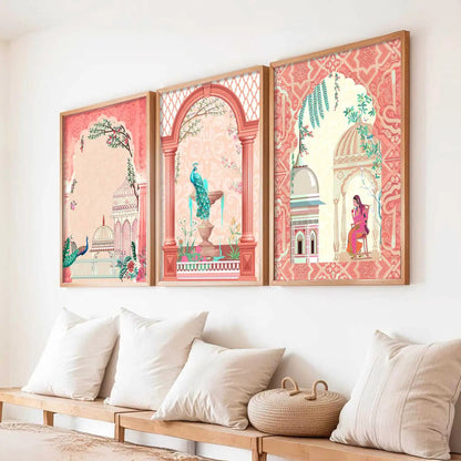 Madhubani  Wall Art Paintings for Living Room - Wall Poster With frames