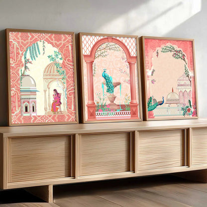 Madhubani  Wall Art Paintings for Living Room - Wall Poster With frames