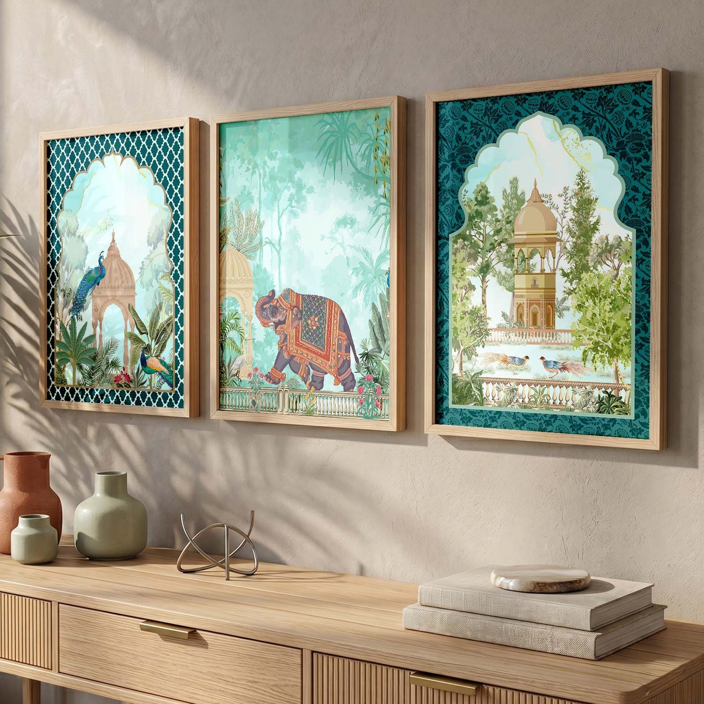 Madhubani  Wall  Art Paintings for Living Room - Wall Poster With frames
