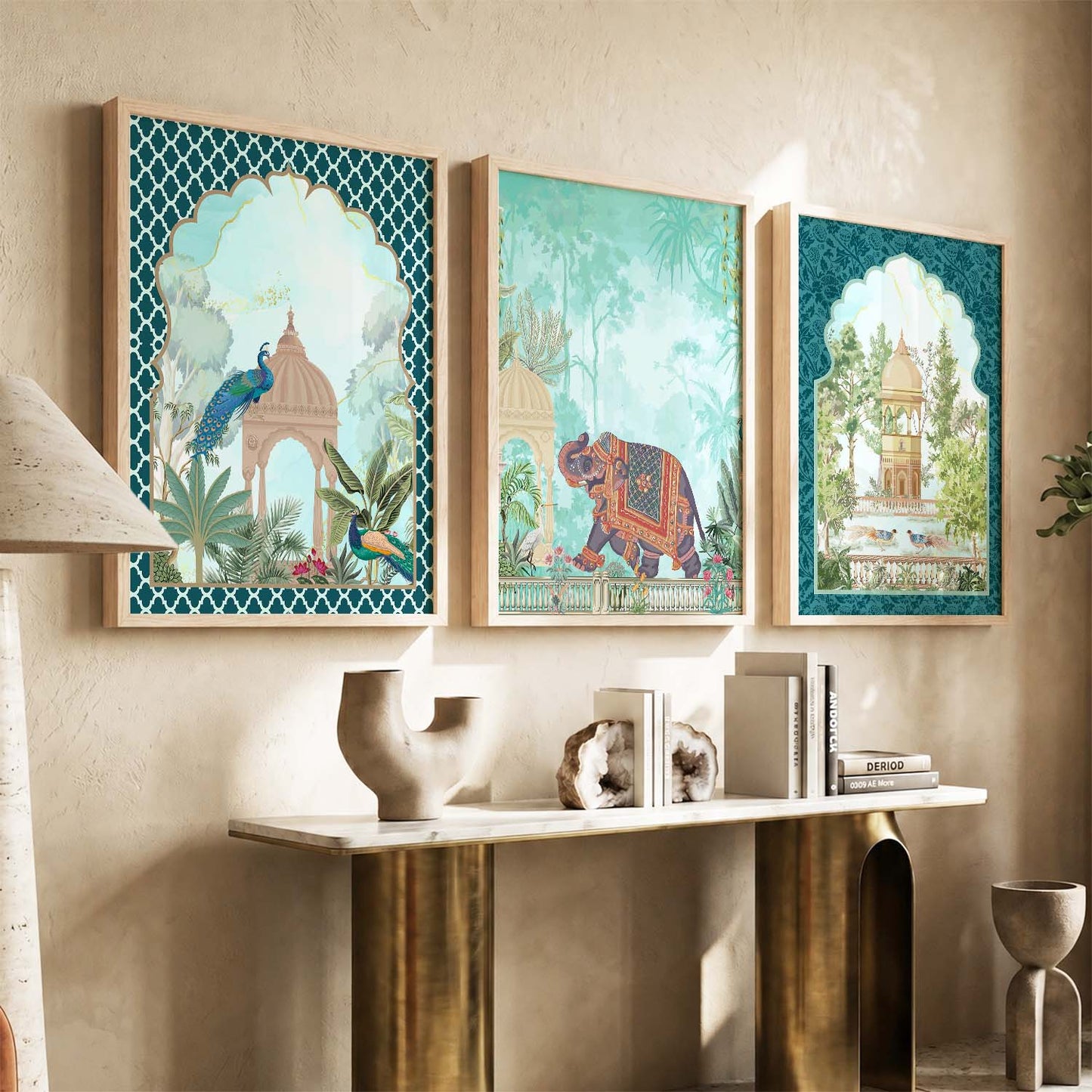 Madhubani  Wall  Art Paintings for Living Room - Wall Poster With frames