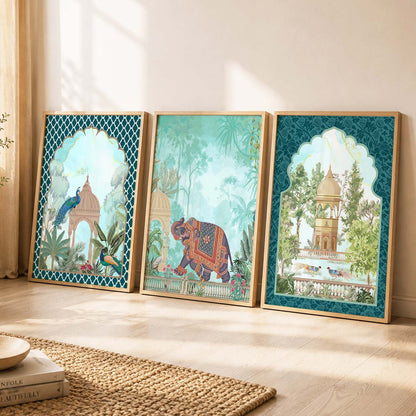 Madhubani  Wall  Art Paintings for Living Room - Wall Poster With frames