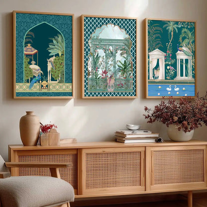 Traditional  Wall   Art  Paintings for Living Room - Wall Poster With frames