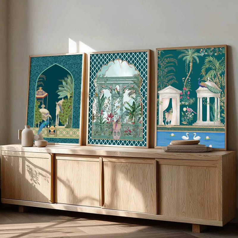 Traditional  Wall   Art  Paintings for Living Room - Wall Poster With frames