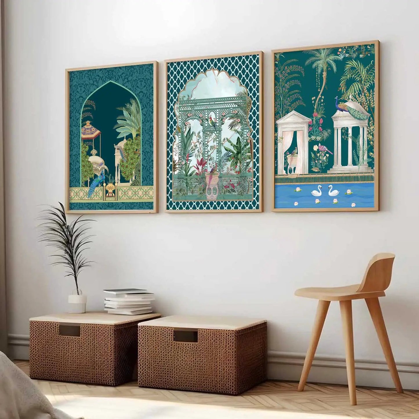 Traditional  Wall   Art  Paintings for Living Room - Wall Poster With frames