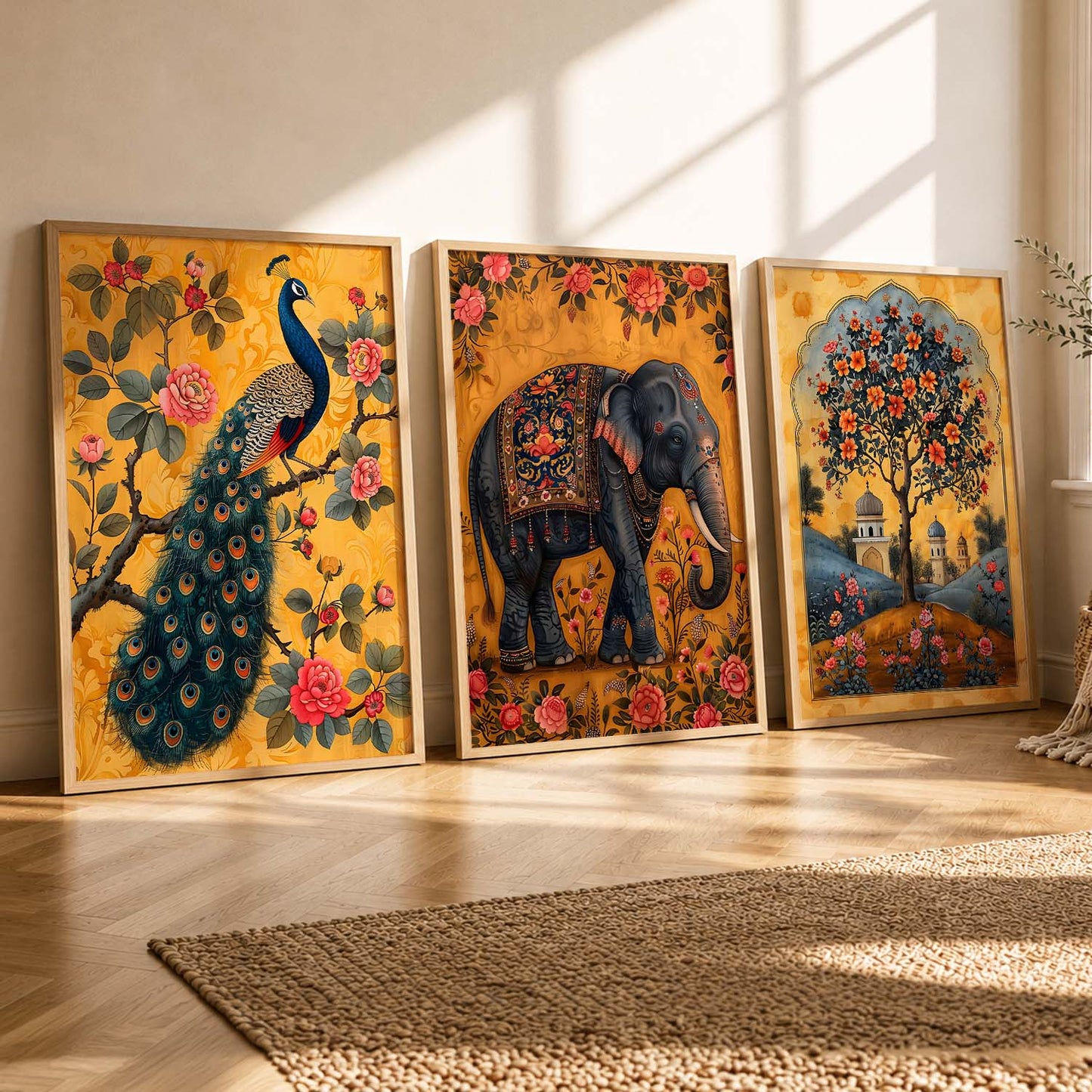 Traditional   Wall   Art  Paintings for Living Room - Wall Poster With frames
