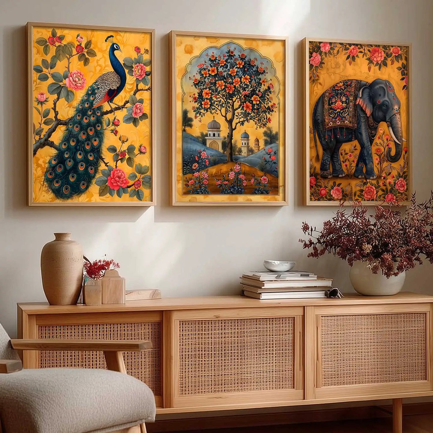 Traditional   Wall   Art  Paintings for Living Room - Wall Poster With frames