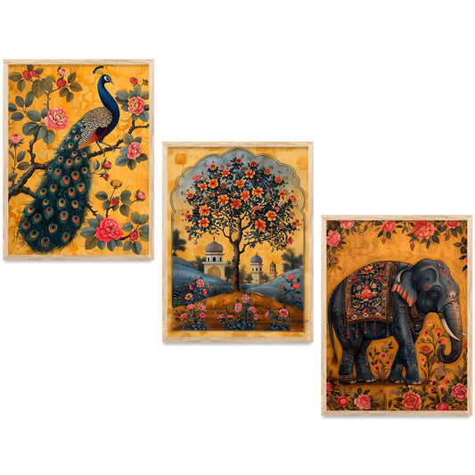 Traditional   Wall   Art  Paintings for Living Room - Wall Poster With frames