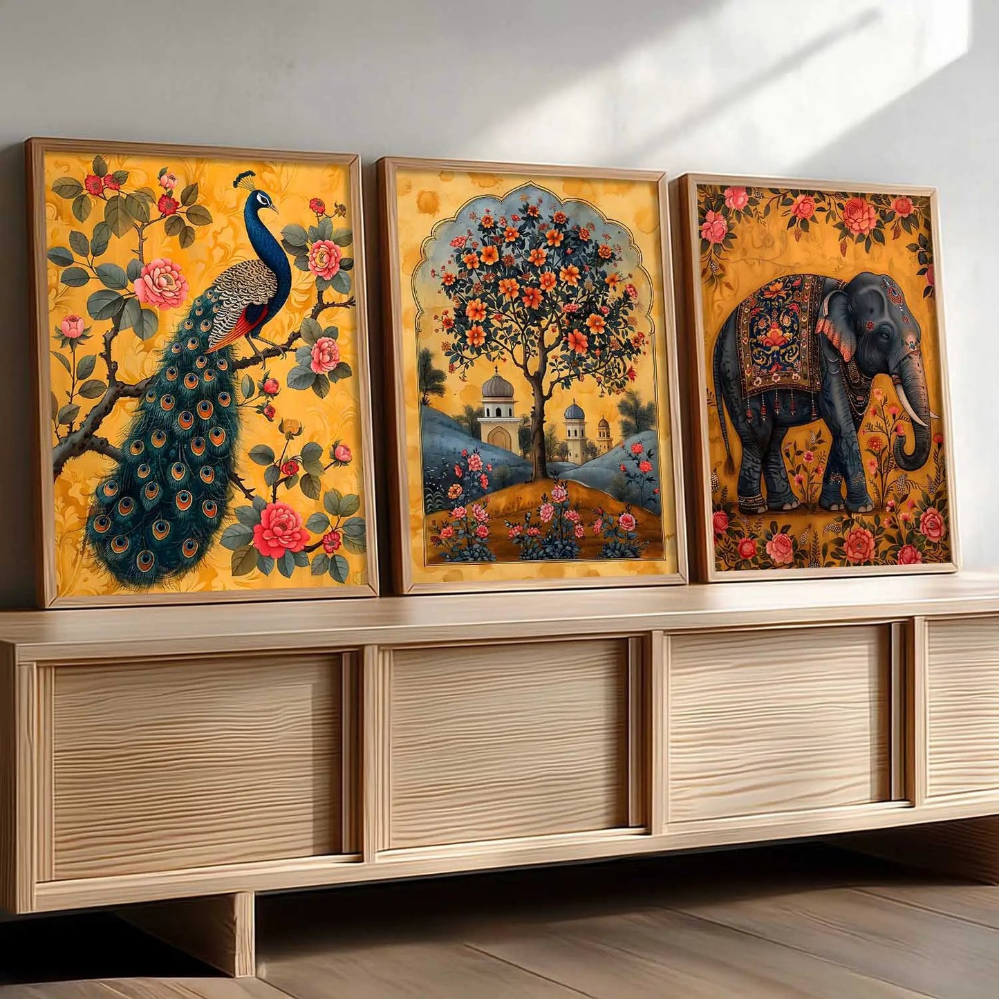 Traditional   Wall   Art  Paintings for Living Room - Wall Poster With frames