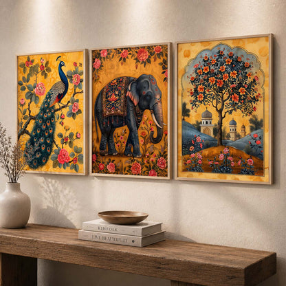 Traditional   Wall   Art  Paintings for Living Room - Wall Poster With frames