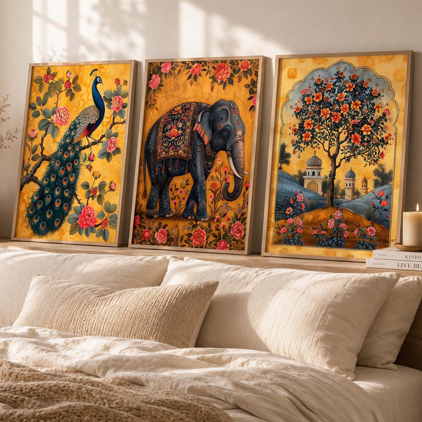 Traditional   Wall   Art  Paintings for Living Room - Wall Poster With frames