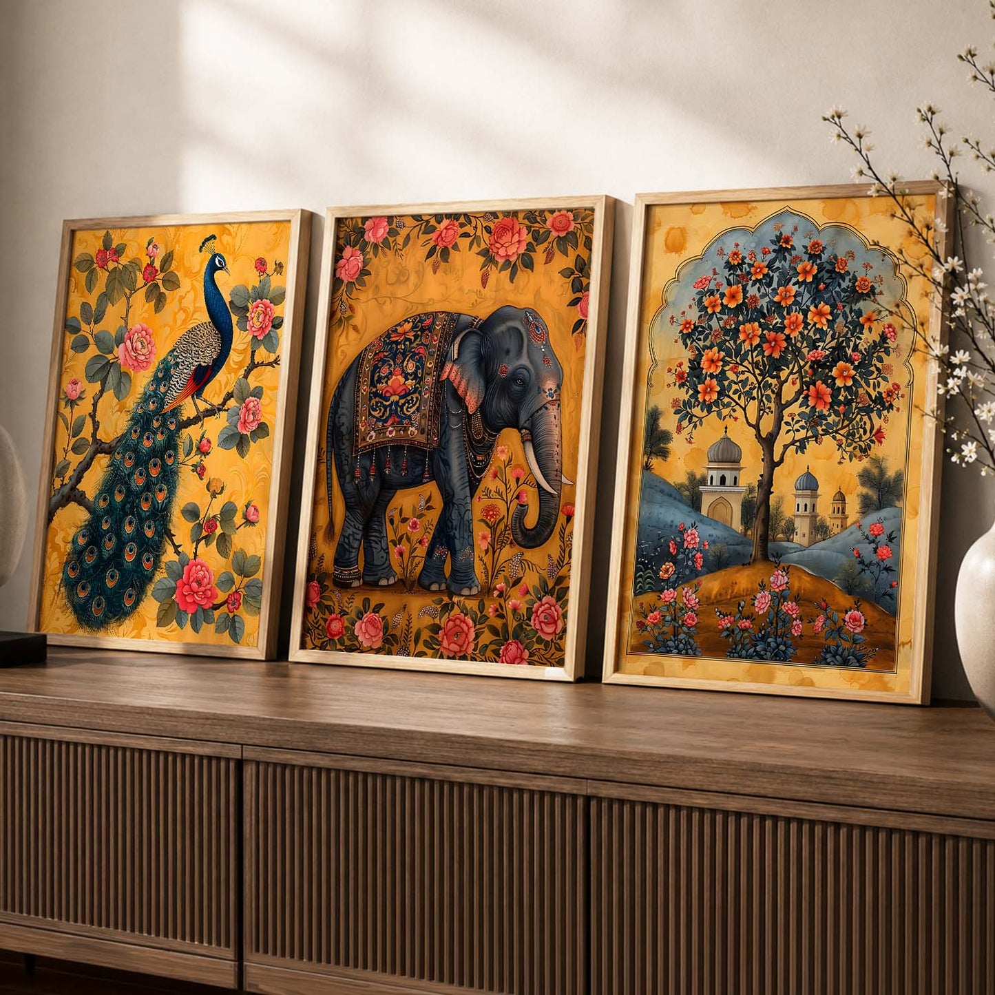 Traditional   Wall   Art  Paintings for Living Room - Wall Poster With frames