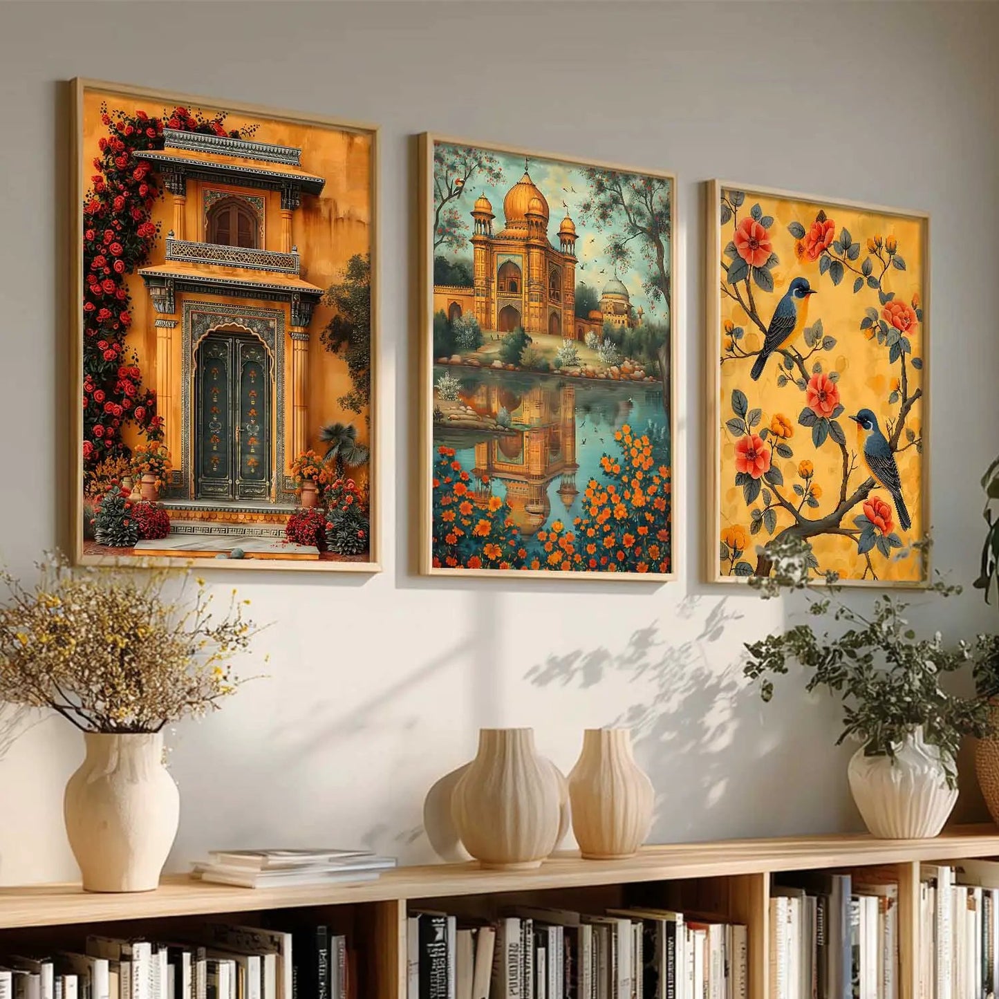 Traditional    Wall   Art  Paintings for Living Room - Wall Poster With frames