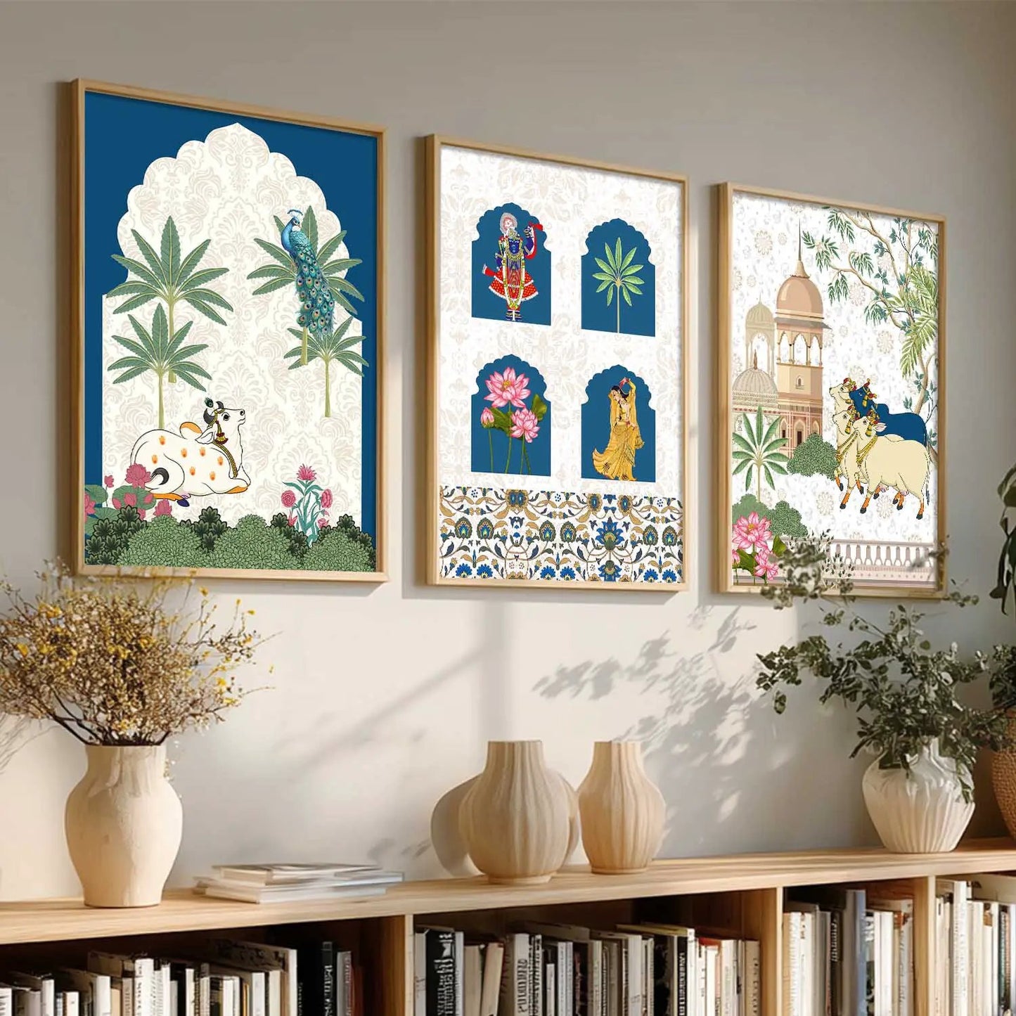 Traditional    Wall  Art  Paintings for Living Room - Wall Poster With frames