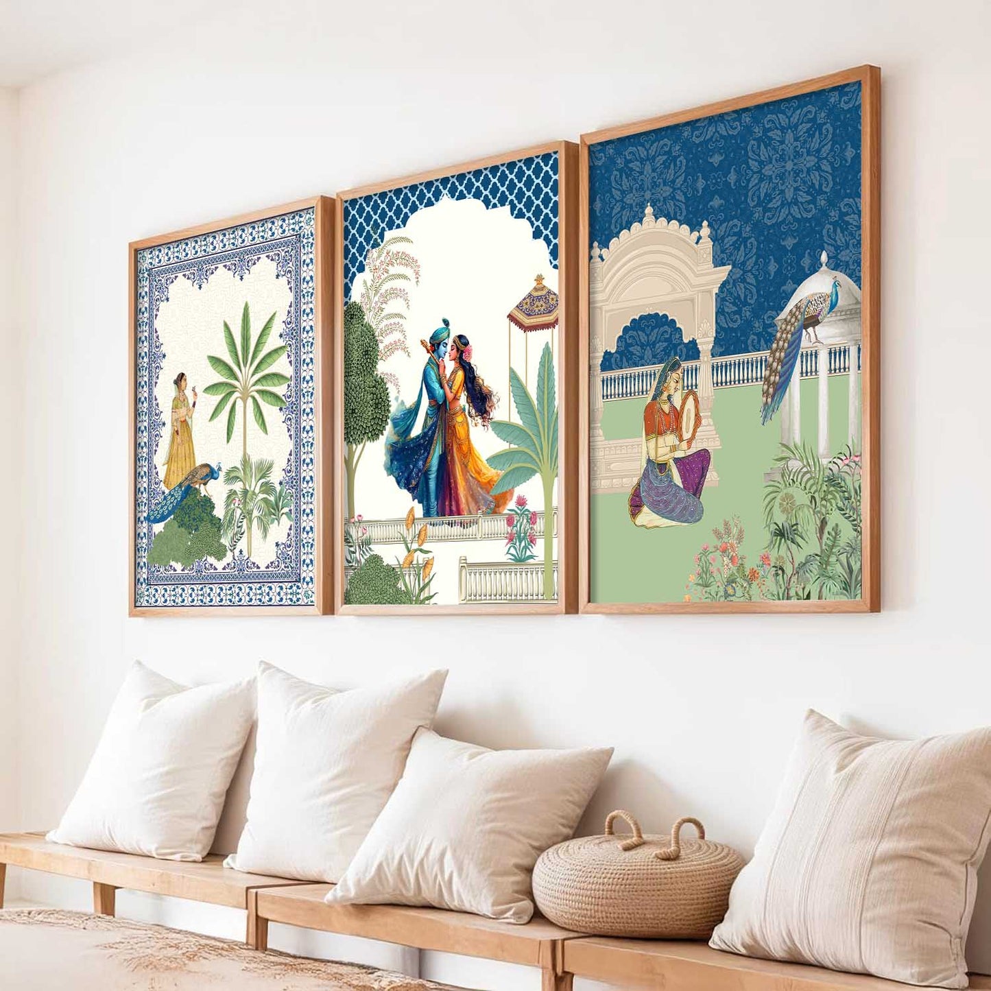 Traditional  Wall  Art Paintings for Living Room - Wall Poster With frames