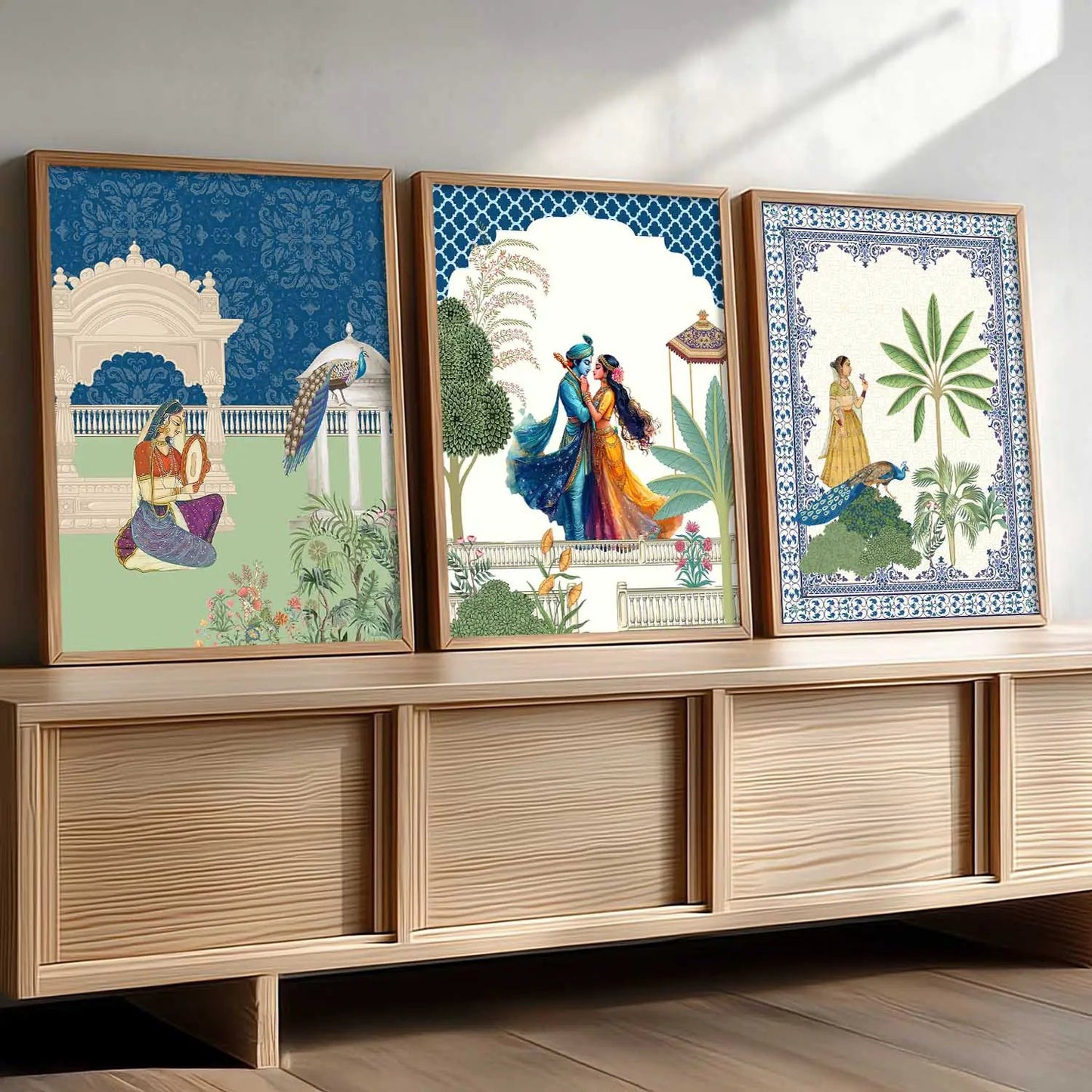 Traditional  Wall  Art Paintings for Living Room - Wall Poster With frames