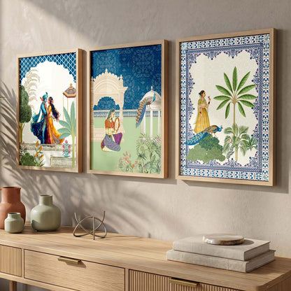 Traditional  Wall  Art Paintings for Living Room - Wall Poster With frames