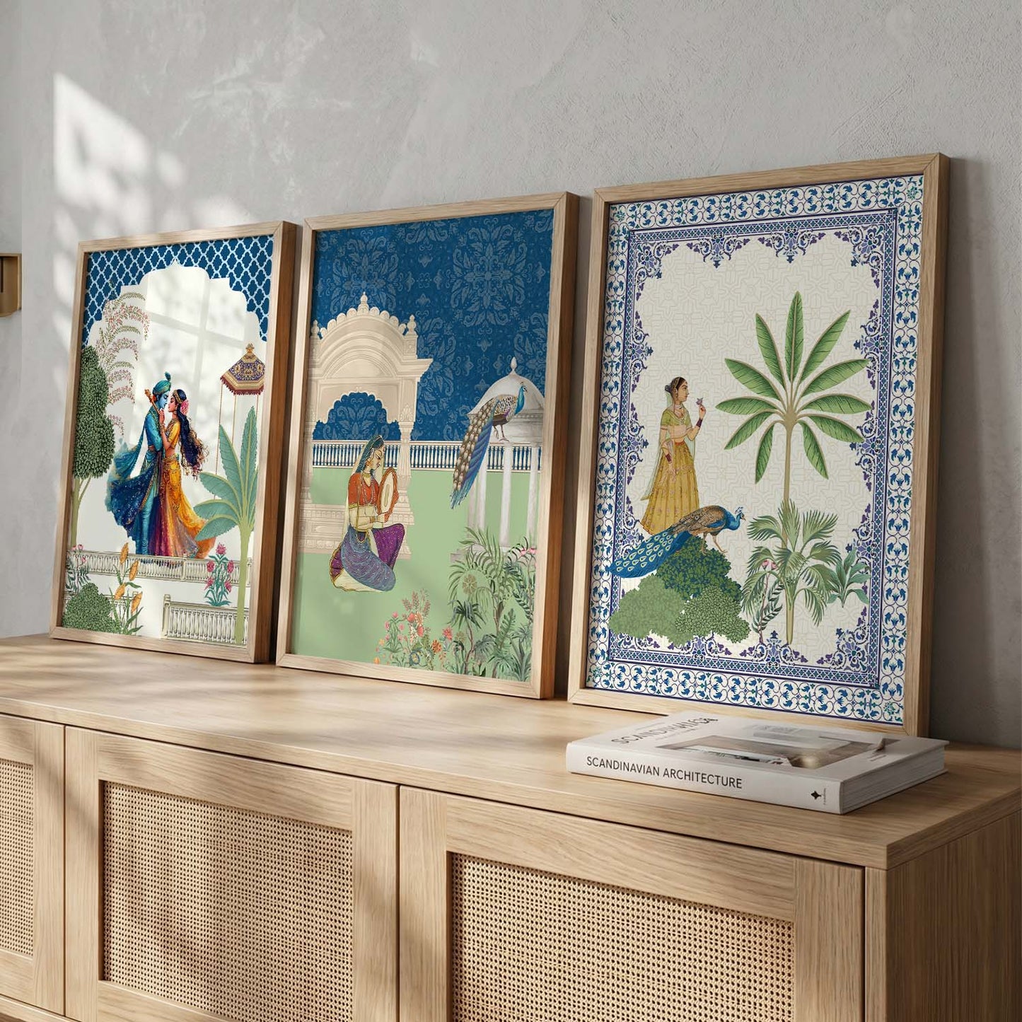 Traditional  Wall  Art Paintings for Living Room - Wall Poster With frames