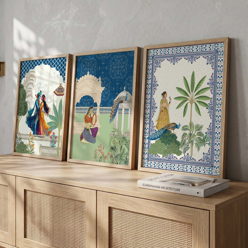 Traditional  Wall  Art Paintings for Living Room - Wall Poster With frames