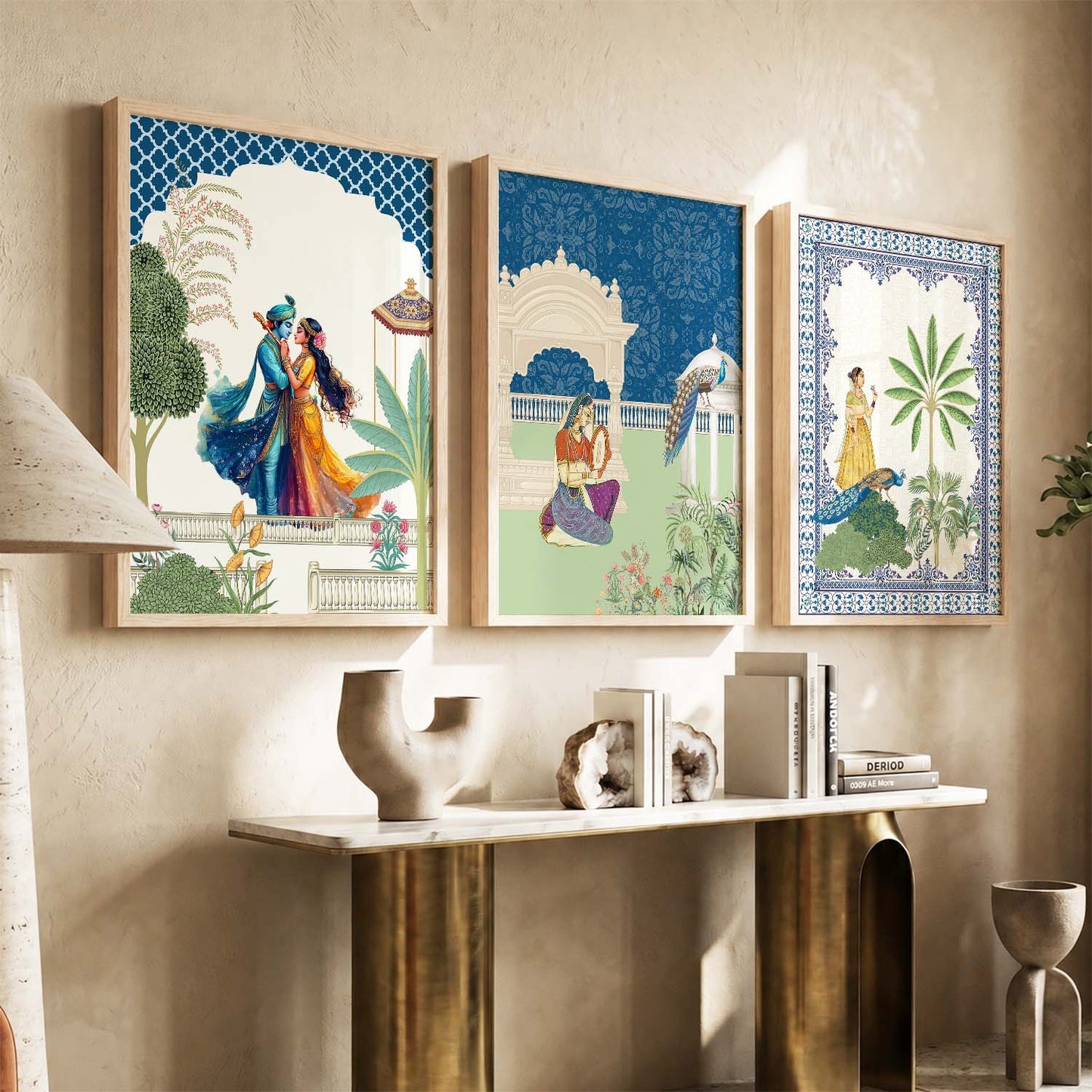 Traditional  Wall  Art Paintings for Living Room - Wall Poster With frames