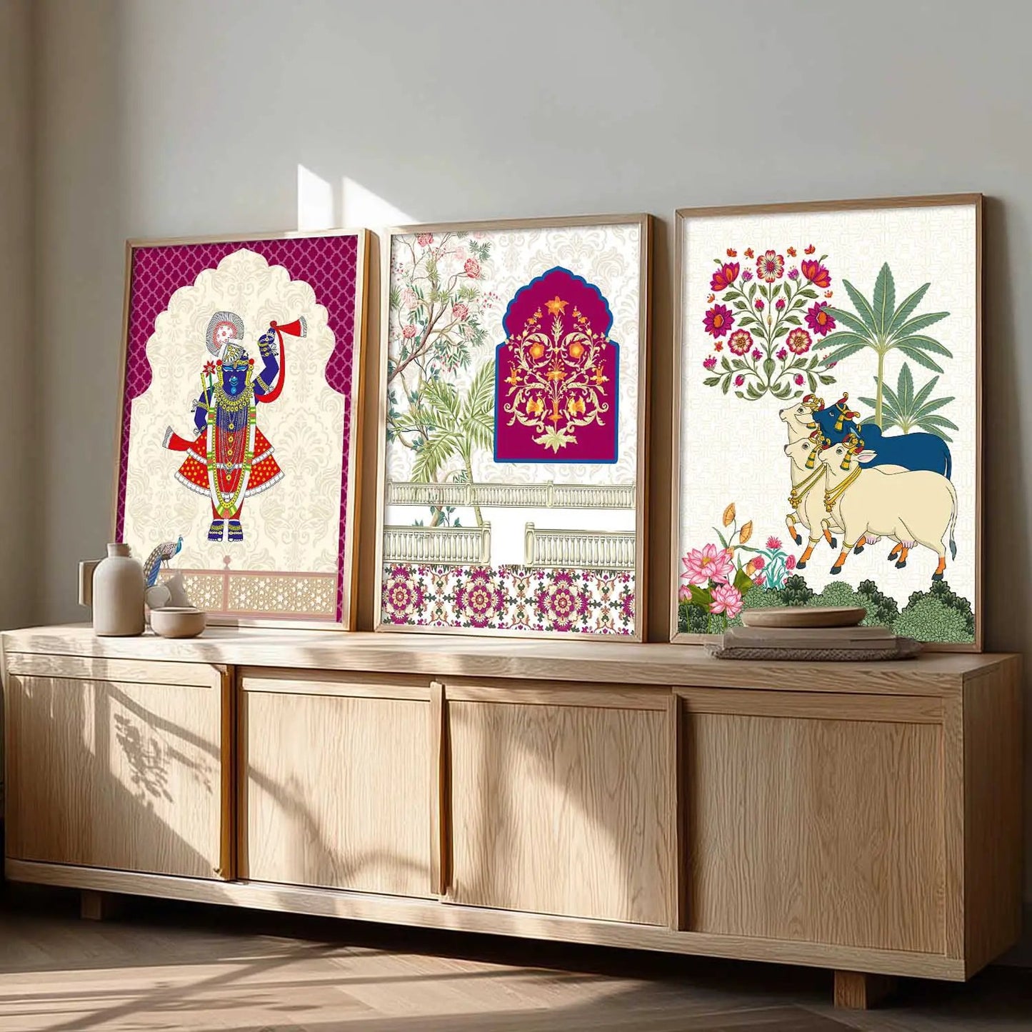 Traditional   Wall  Art Paintings for Living Room - Wall Poster With frames