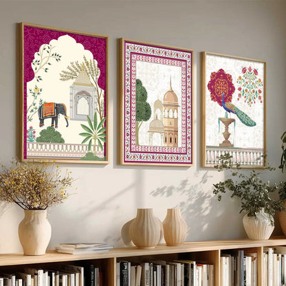 Traditional  Wall  Art Paintings for Living Room - Wall Poster With frames
