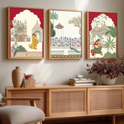 Traditional   Wall  Art  Paintings for Living Room - Wall Poster With frames