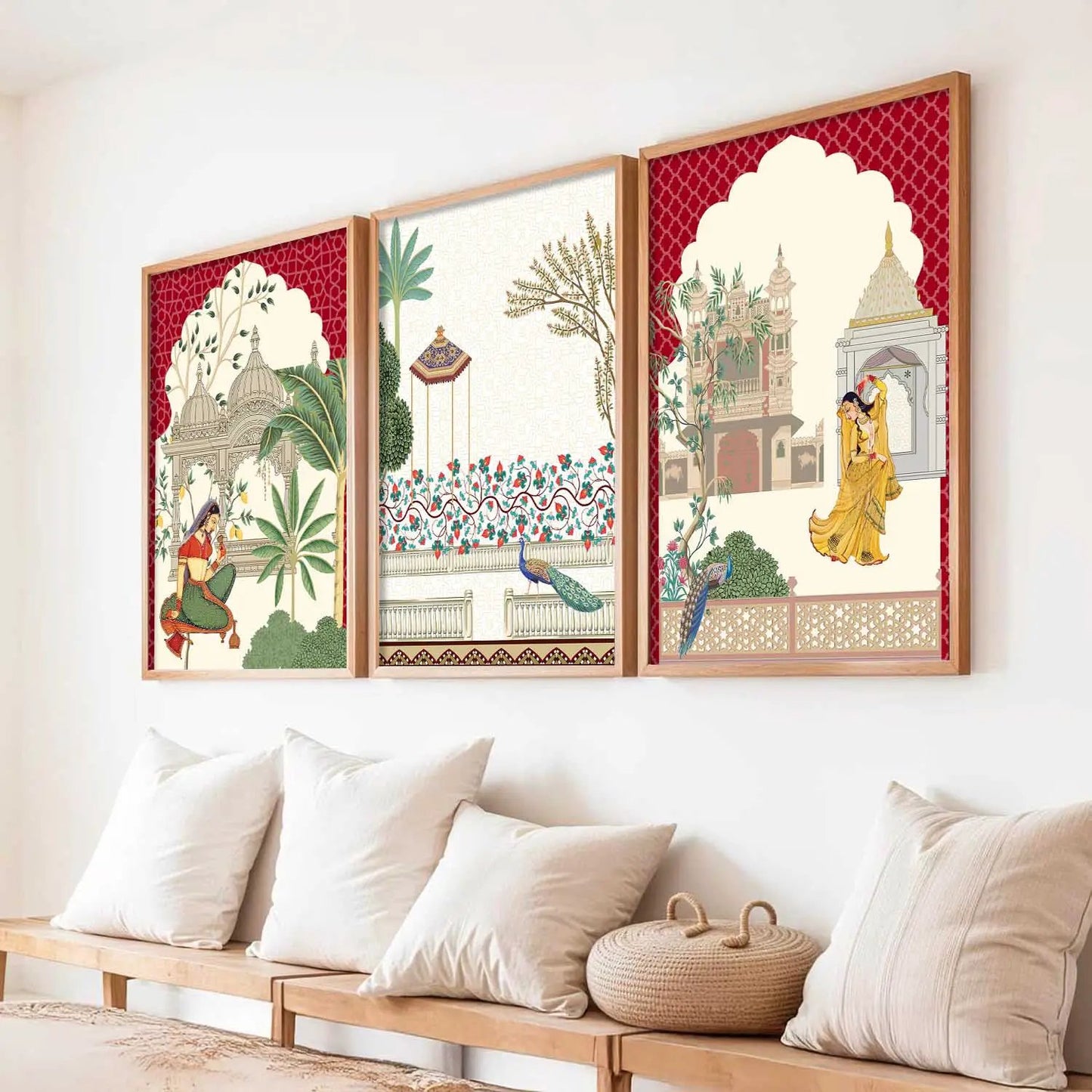 Traditional   Wall  Art  Paintings for Living Room - Wall Poster With frames