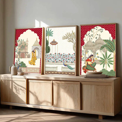 Traditional   Wall  Art  Paintings for Living Room - Wall Poster With frames