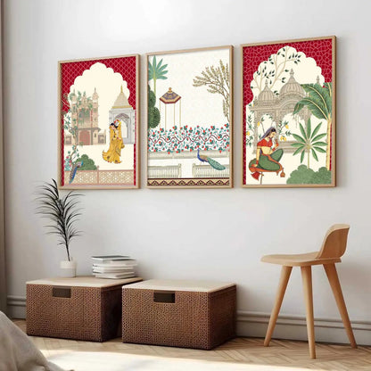 Traditional   Wall  Art  Paintings for Living Room - Wall Poster With frames